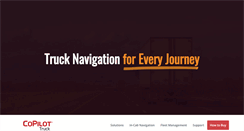 Desktop Screenshot of copilottruck.com